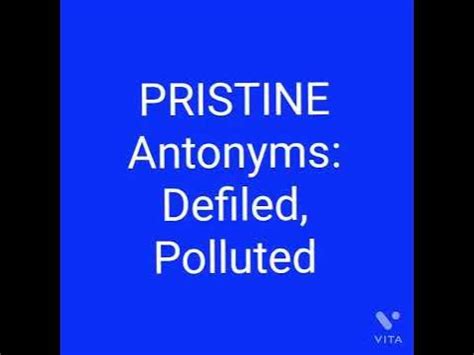 pristine antonyms